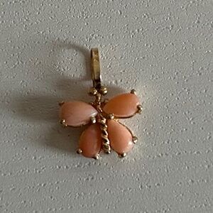 Coral Necklace Charm